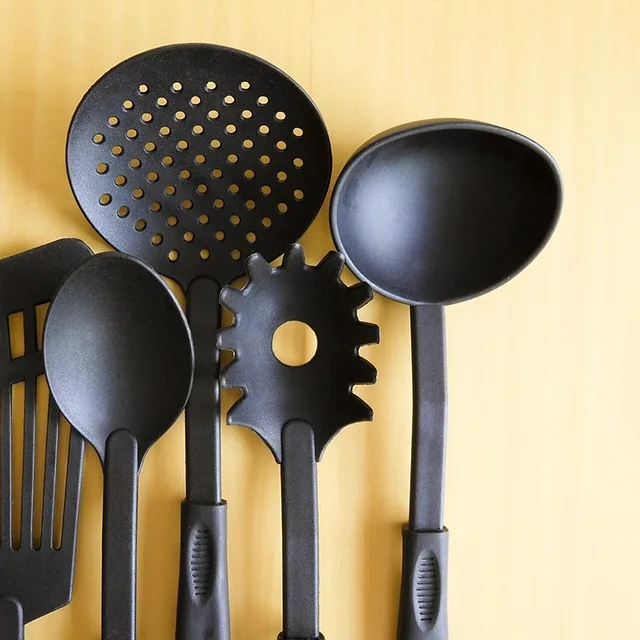 Nylon Cooking Spoons, Set of 5