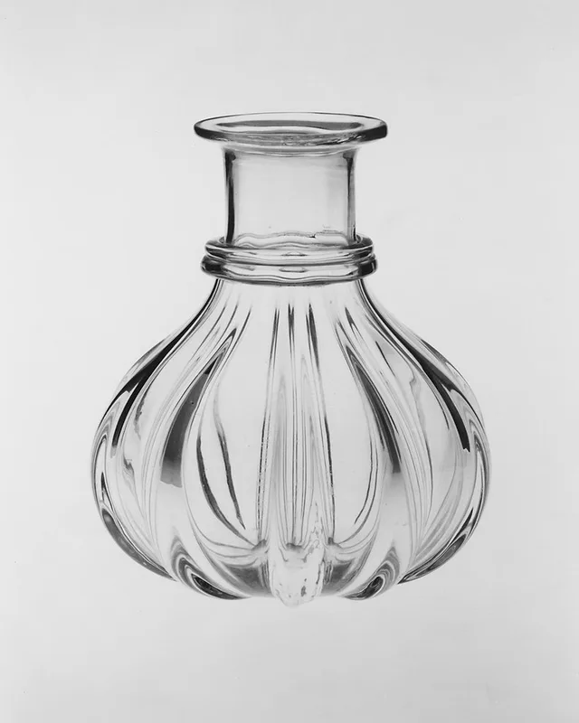 Ribbed Glass Carafe