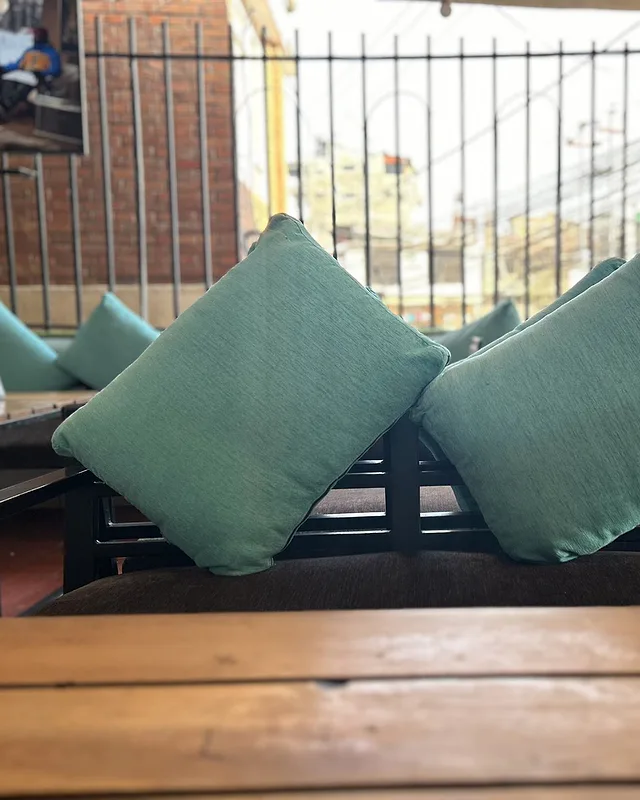 Teal Cotton Cushion Cover