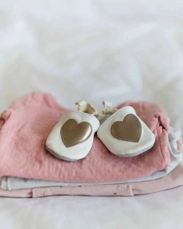 Heart Soft-Sole Booties