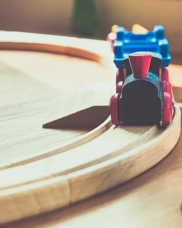 Wooden Train Set