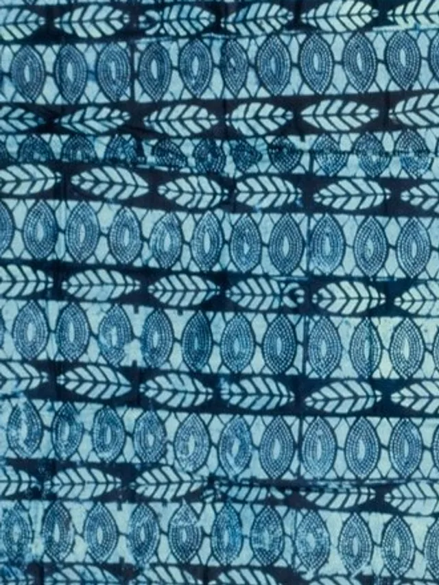 Zara Indigo Block-Print Lawn