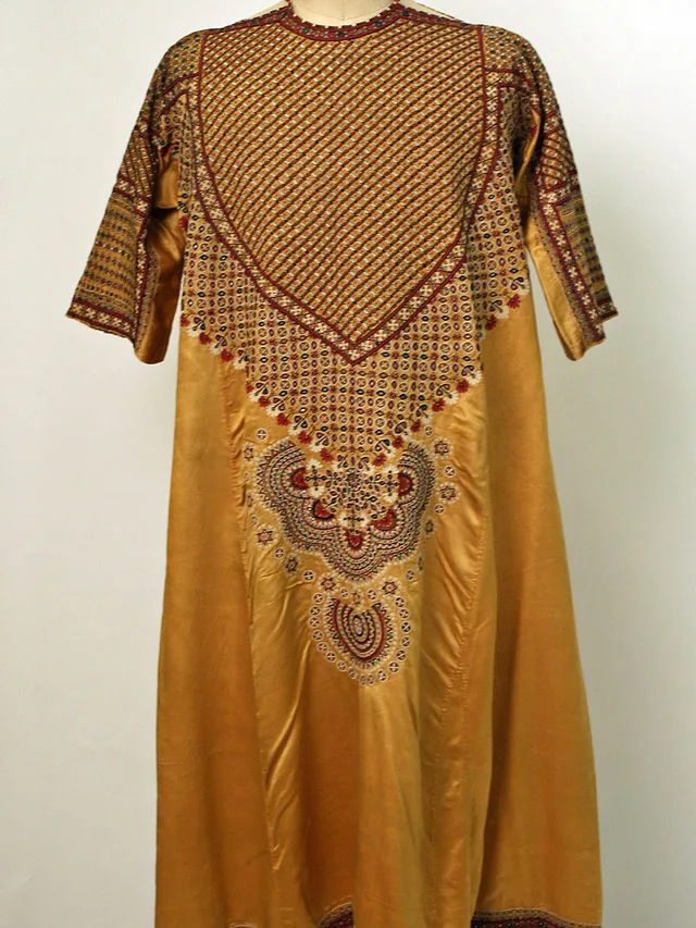 Heer Gold Silk Kurta
