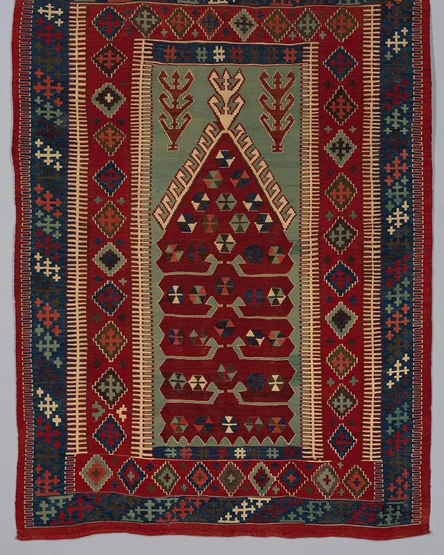 Hand-Woven Kilim Rug