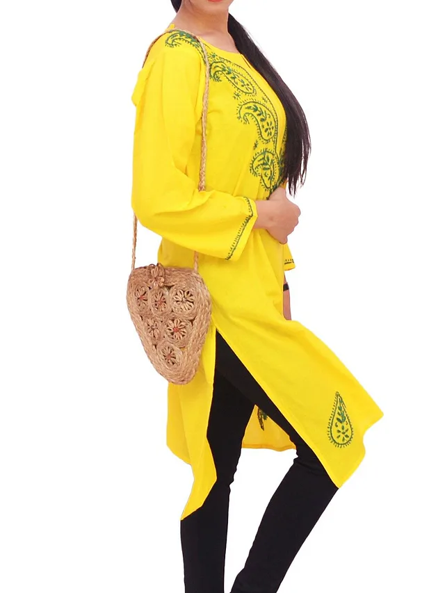 Kesar Chikankari Kurta